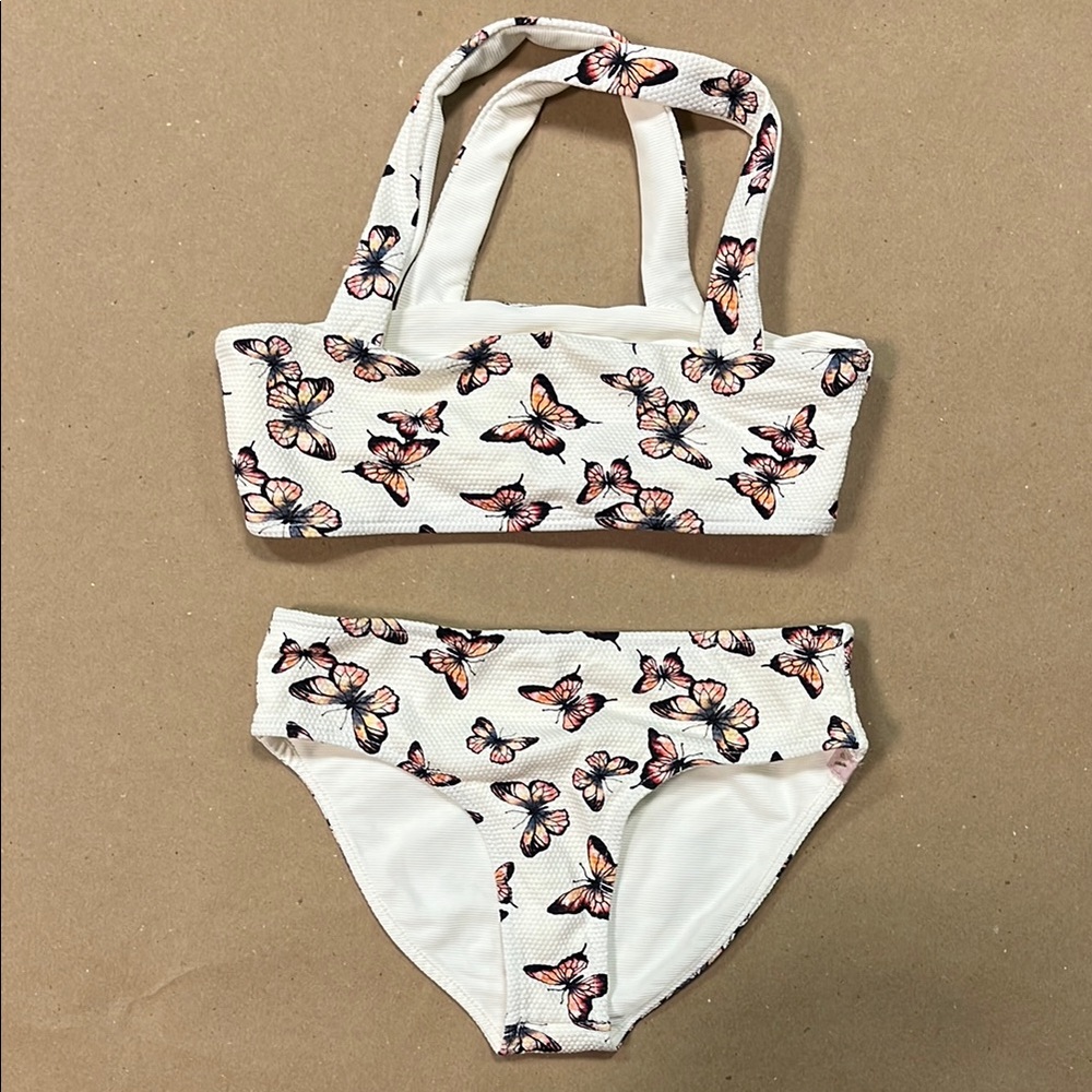 Butterfly Print Bikini Set